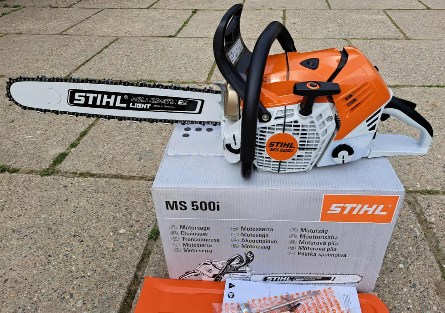 Neue Motorsäge STIHL MS500i , 5KW / 6.8PS, 6.2KG, Schwertlänge 50cm — bild 3